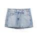 Verve New Fashion Versatile High-Waisted Denim Mini Skirt For Women_ecoleips.com