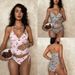 Girly Cherry Blossom Swimming Pool Swimsuit European American Style Fast Track New Arrival Two Piece Slimming Triangle Women's Clothing_ecoleips.com
