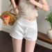 Casual Sports Shorts For Women 2025 Summer New Style American Sexy Spicy Girl Wearing High Waisted A-line Hot Pants Outside_ecoleips.com