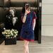 Women's European Style Loose Fitting Sportswear Set Korean Casual Striped Two Piece Outfit Short Sleeved Top And Shorts Summer Fashion for Youthful Look_ecoleips.com