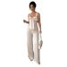 Women's Clothing Temperament Elegant Style Halter Neck Vest Straight Trousers Suit Women's Clothing Summer_ecoleips.com