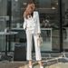 girl Girl 2022 Spring And Autumn New Trendy Women's Suit Set Elegant Korean Style Professional OL Interview Formal Waist-Cinching_ecoleips.com
