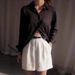 Suitable For All Seasons Old Money Style Cotton Bermuda High Waist Thin Linen A-Line Straight Wide Leg Suit Shorts For Women Summer_ecoleips.com