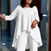 Plus Size African Print Top - Elegant Loose Fit & Irregular Hem (Summer Women's Fashion, Breathable & Stylish)_ecoleips.com