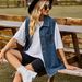 Trendy Denim Vest For Women – Sleeveless Button-Up Jacket With Pockets (Blue/Dark Grey, Sizes S-Xl)_ecoleips.com