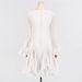 Women's Clothing Ruffled Dress For Women In Summer New Style Fashion High Collar Long Sleeve High Grade Waist Mid Length Skirt_ecoleips.com