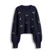 2024 New Spring Embroidered Casual Loose Versatile Round Neck Pattern Pullover Lg Sleeve Knitted Sweater Women's_ecoleips.com