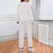 Women's Loose Round Neck Sweatshirt And Printed Long Sleeve Sweatpants Set Casual Autumn Winter_ecoleips.com