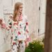 Christmas Dog Ins Style Pajamas For Women Spring And Autumn Sleeve Long Pants Suit Collar Silk Ladies Homewear_ecoleips.com