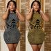 Women's Clothing Summer New Clothing Sexy Tight Sleeveless Hot Diamond Nightclub Dress For Women_ecoleips.com