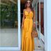 2026 Summer New European And American Women's Fashion Unique Button V-neck Spliced Strap Dress_ecoleips.com