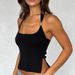 Spice Girl Sexy Side Opening Ultra Short Slim Neck Women's Small Suspender_ecoleips.com