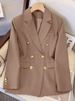 K New Suit Jacket For Women, Straight Leg, Casual, Loose And Fashionable, Showing A Slim And Small Suit Style_ecoleips.com