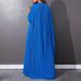 Women's Clothing New Loose Single Breasted Pleated Cardigan Large Size Dress_ecoleips.com