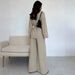 2025 Autumn Winter European American Cross-Border Fashion V-Neck Women's Elegant Long Sleeve Wide-Leg Pants Set_ecoleips.com