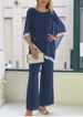 Women's Clothing Autumn New Sequin Exquisite Round Neck Suit_ecoleips.com