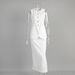 Cross-Border Simple Sleeveless Vest High-Waisted Skirt European And American 2025 Spring Summer New Linen Casual Set For_ecoleips.com