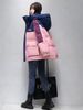 Popular Color-blocked Down Jacket For Petite Women, New Winter Style, Hooded, Loose, Fashionable, Thickened Coat_ecoleips.com