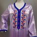 Modest Abaya Dress Women's Clothing Ethnic Embroidered Patchwork Maxi Dress With Color Blocking & Pleated Skirt – Elegant Bohemian Long Sleeve Gown_ecoleips.com