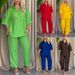 Women's Clothing Women's Fashion Casual Loose Pants Two Piece Set Autumn Summer Long Sleeve For Formal & Casual_ecoleips.com