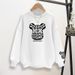 Women's Crew Neck Hoodie Fleece Lined Thickened Top European Style Loose Fit Petite Size Spring Autumn Winter New Hot Selling_ecoleips.com