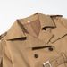 Women's Clothing Elegant Double-Breasted Trench Coat With Dual Belts For Women - Slim-Fit Long Coat For Office & Casual Wear ( Classic Colors)_ecoleips.com