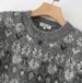 Versatile Crew Neck Polished Effect Jacquard Knitted Sweater_ecoleips.com