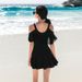 New One Piece Swimsuit For Women High-End Concealing Slimming Conservative Style For Beach Vacations_ecoleips.com