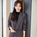 Petite Women's Clothing Wide Leg Trouser Suit Stylish Professional Look Elegant Outerwear For Spring And Autumn_ecoleips.com