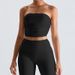 Women's Clothing New Autumn And Winter Chest Wrap Clothes Tops For Women Threaded Pleated Tube Top Quick Drying Slim Sports Underwear Fitness Clothes_ecoleips.com