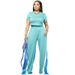 Women's Clothing Street Fashion Trend Stitching Suit_ecoleips.com