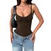 Voya Women's European And American Y2K Sexy Camisole Vest Jumpsuit Women's Clothing 2026 Summer_ecoleips.com