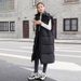 women's hooded puffer jacket – lightweight quilted winter coat with map print, loose fit for casual wear_ecoleips.com