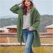 Women's Clothing Lapel Jacket Multiple Colors Optional Loose Hooded Women's Windbreaker_ecoleips.com