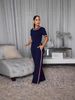 Women's Clothing American Style Solid Color Casual Suit Spring Summer Two Piece Set Color Block Striped Wide Leg Pants Fashionable Comfortable_ecoleips.com