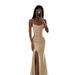 Women's Clothing Suspender Sexy Split Fishtail Dress Female R Temperament Slim Dress Long Skirt_ecoleips.com