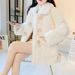2025 Winter New Lamb Wool Coat Women's Thickened Korean Version Loose Small Fragrant Leather Coat Coat Young_ecoleips.com