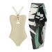 Women's Clothing new hot selling hot style spot one piece swimsuit women's suit retro chiffon skirt swimsuit suit_ecoleips.com