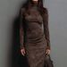 Autumn/Winter Slimming Long-Sleeved Underwear Dress For Women Slimming Outfit With Coat & Chiffon Skirt For Graceful S_ecoleips.com