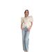Women's Slimming Lace Patchwork Blouse Puff Sleeve Design European American Fashion Top 2026 Cross Border Style_ecoleips.com