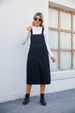 K New Personalized Denim Suspender Dress With Mid Length Skirt_ecoleips.com