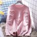 girl Lazy Style Year Red Thick Knitted 2025 Winter New Fashion Loose Women's Sweater Base Shirt Trendy_ecoleips.com