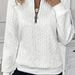 Women's Pullover Casual Zipper Sweatshirt Bulk Discount_ecoleips.com