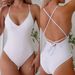 Solid One Piece Swimsuit Women Swimwear 2025 New Bikini Sexy Bodysuit Plus Size Bathing Suit Swimming Suit Maillot De Bain Femme_ecoleips.com