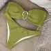 Sexy Solid Color Bikini Set - Strapless Bandeau Top & High Cut Bottom Women's Swimwear_ecoleips.com