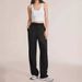 Elegant High-Waisted Wide Leg Pants For Women - Office Trousers With Belt, Flowy & Slimming, Real Pockets, Stretchy Polyester_ecoleips.com