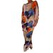Women's Clothing Summer Autumn Off The Shoulder Printed Batwing Sleeve Trouser Set For Women Loose Fit Urban Elegance_ecoleips.com
