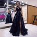 Women's Clothing Black Banquet Evening Dress For Women High End New Sequined Haute Couture Art Exam Performance Birthday Host Dress_ecoleips.com