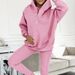 Women's Clothing Women's Sports Casual Hooded Sweatshirt Thickened Thread Slim Vest Pants Three Piece Set_ecoleips.com