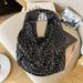 Summer New Arrival Women's Sexy Halter Neck Backless Sequined Short T-Shirt Real Photos in Stock 2025 Fashion Top for Ladies_ecoleips.com